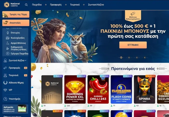 Μπόνους καλωσορίσματος με ενεργοποιημένο κωδικό προσφοράς